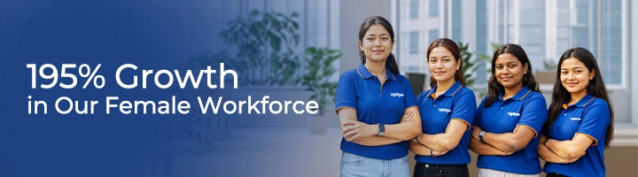 Upaya's 195% Growth in Our Female Workforce