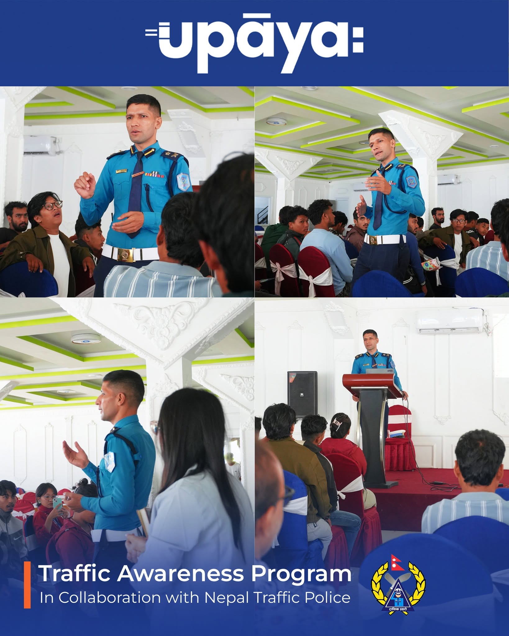 Traffic Awareness program to drivers and riders